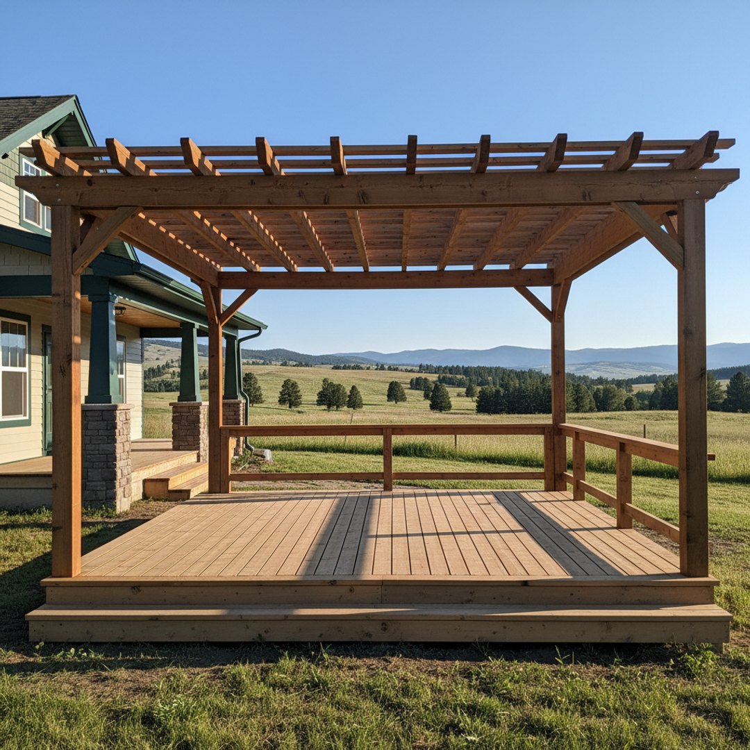 Deck Repair completed by Mighty Deck Solutions in Deer Lodge, MT